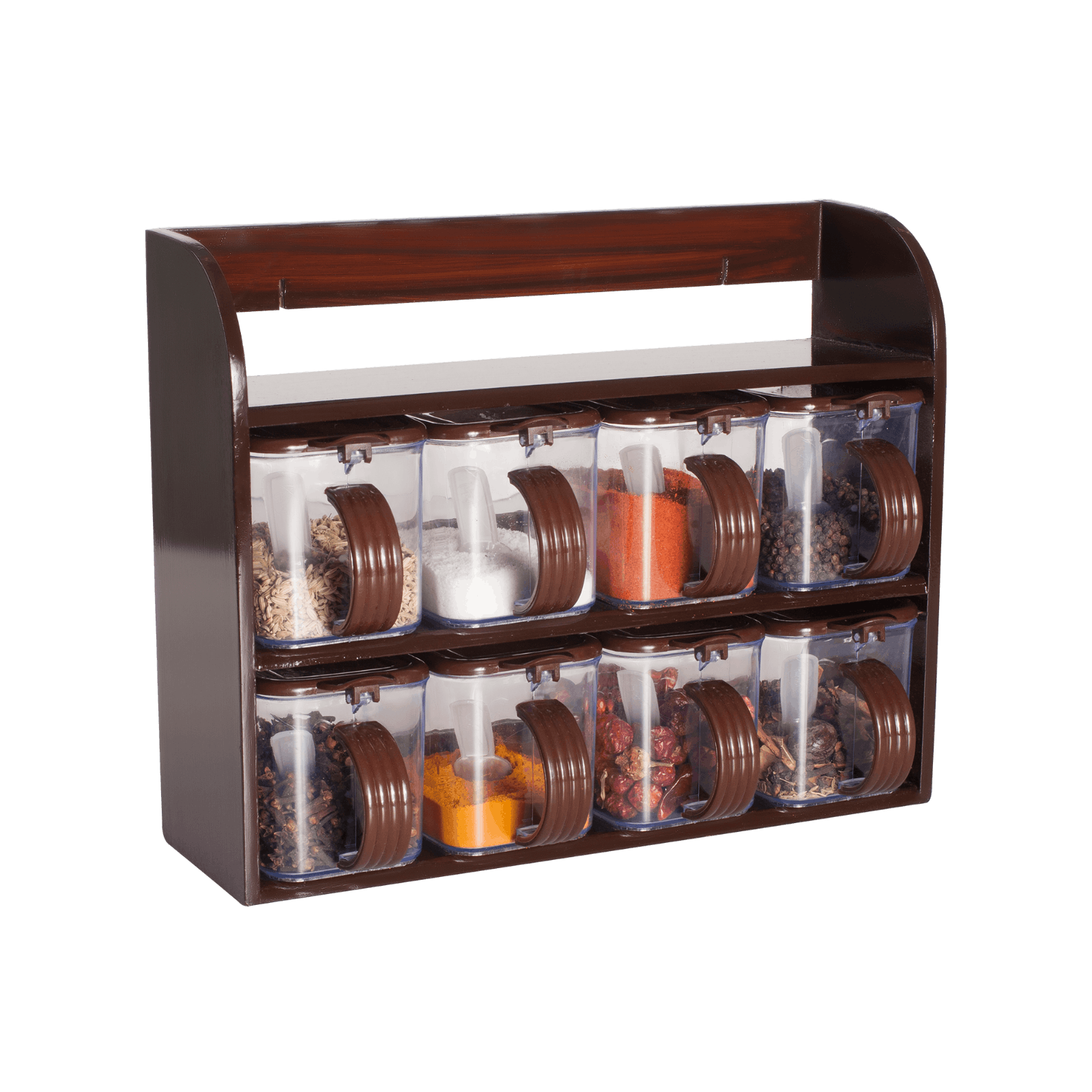 Fine Wood Kitchen Rack (8 in 1)