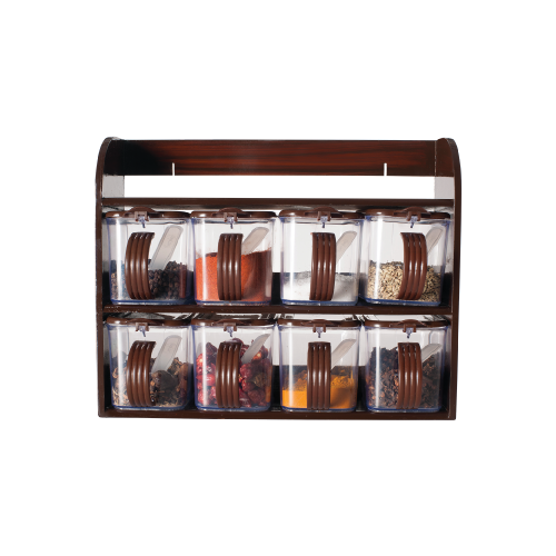Fine Wood Kitchen Spice Rack (8 in 1) - alternate view